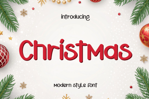 Christmas Font - Featured Image
