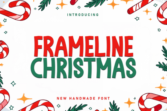 Christmas Frameline Font - Featured Image