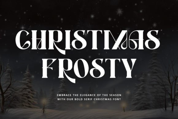 Christmas Frosty Font - Featured Image