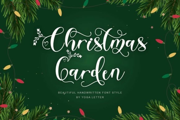 Christmas Garden Font - Featured Image