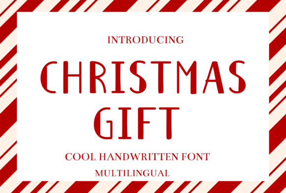 Christmas Gift Font - Featured Image