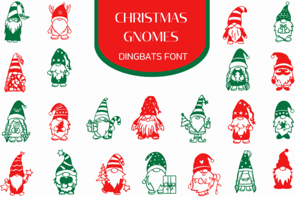 Christmas Gnomes Font - Featured Image