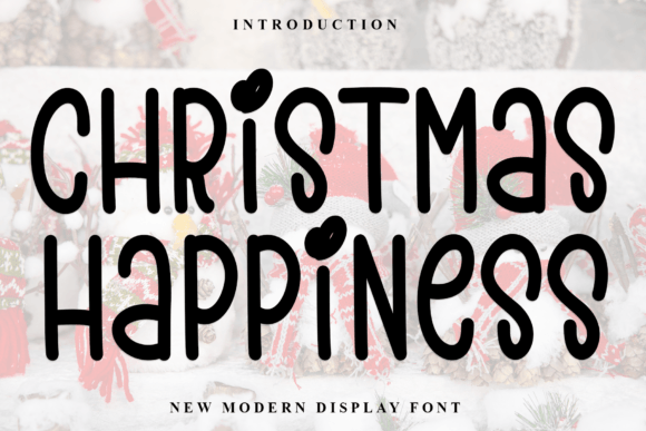 Christmas Happiness Font - Featured Image