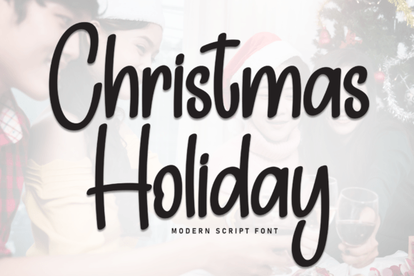 Christmas Holiday Font - Featured Image