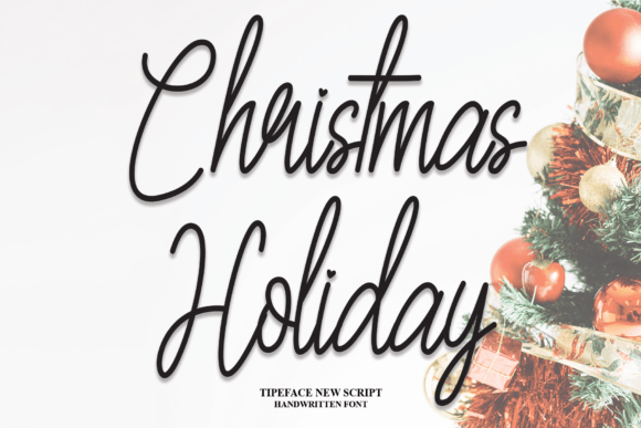 Christmas Holiday Font - Featured Image