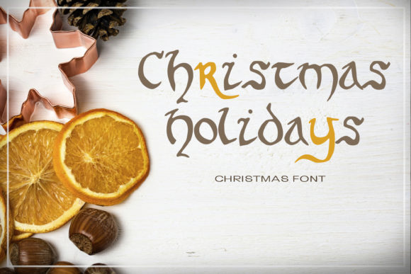 Christmas Holidays Font - Featured Image
