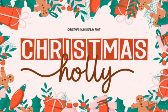 Christmas Holly Duo Font - Featured Image