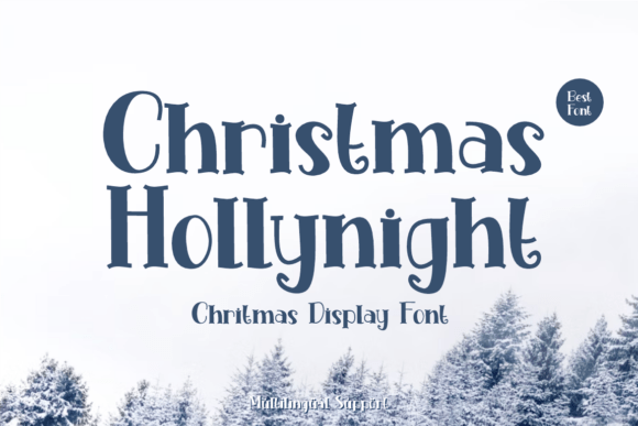 Christmas Hollynight Font - Featured Image