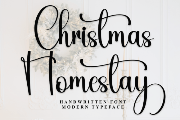 Christmas Homestay Font - Featured Image