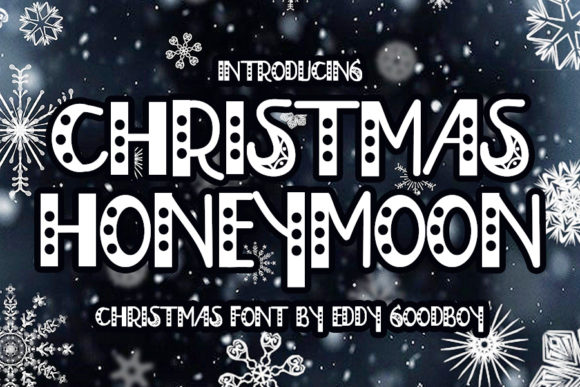 Christmas Honeymoon Font - Featured Image