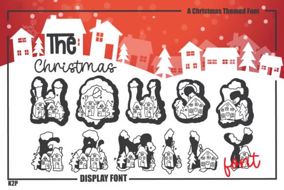 Christmas House Font - Featured Image