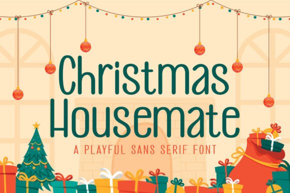 Christmas Housemate Font - Featured Image