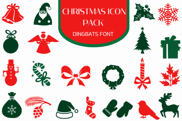 Christmas Icon Pack Font - Featured Image