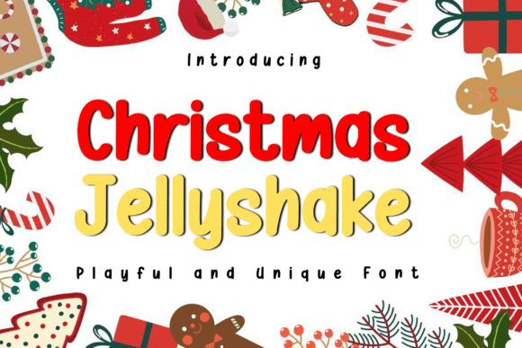 Christmas Jellyshake Font - Featured Image
