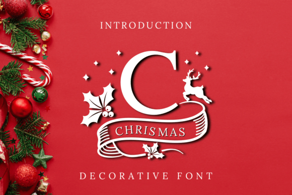 Christmas Joy Monogram Font - Featured Image