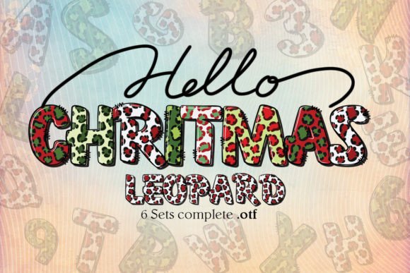Christmas Leopard Font - Featured Image