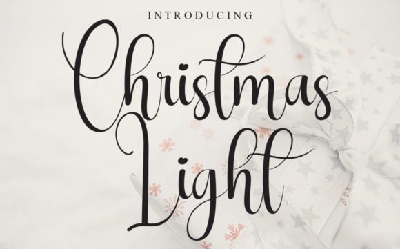 Christmas Light Font - Featured Image