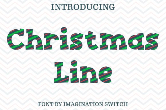 Christmas Line Font - Featured Image