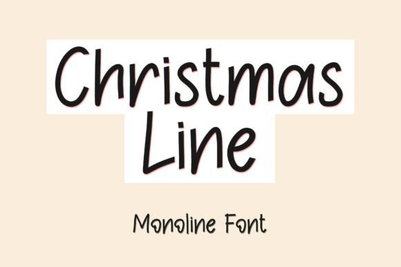 Christmas Line Font - Featured Image
