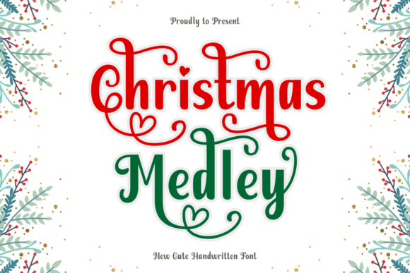 Christmas Medley Font - Featured Image