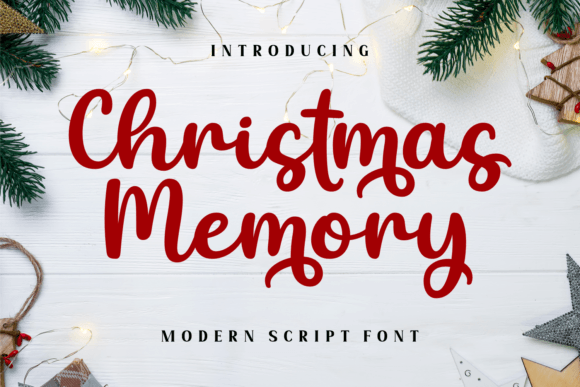 Christmas Memory Font - Featured Image