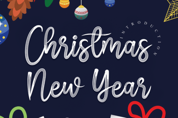 Christmas New Year Font - Featured Image