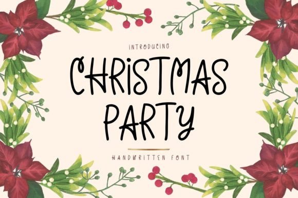 Christmas Party Font - Featured Image