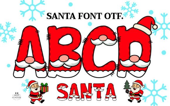 Christmas Santa Font - Featured Image