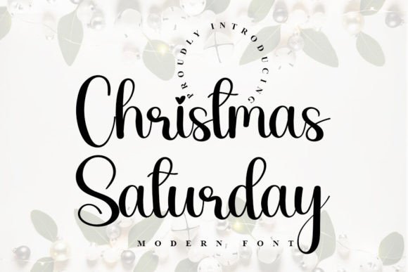 Christmas Saturday Font - Featured Image