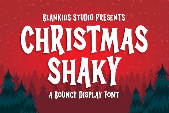 Christmas Shaky Font - Featured Image