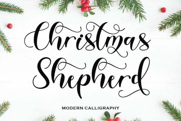 Christmas Shepherd Font - Featured Image