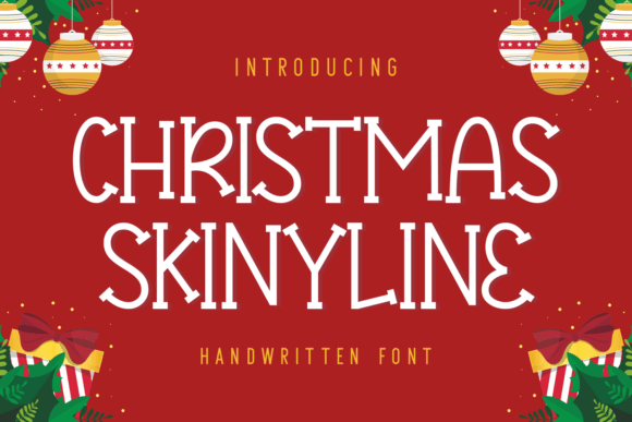 Christmas Skinyline Font - Featured Image
