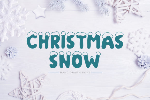 Christmas Snow Font - Featured Image