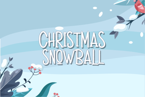 Christmas Snowball Font - Featured Image