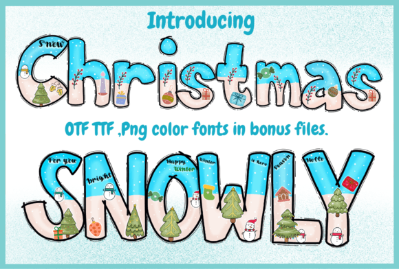 Christmas Snowly Font - Featured Image