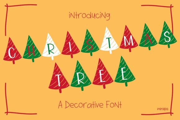 Christmas Tree Font - Featured Image