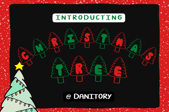 Christmas Tree Font - Featured Image