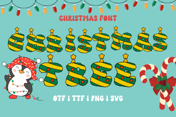 Christmas Tree Font - Featured Image