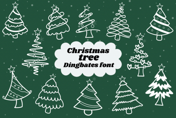 Christmas Tree Font - Featured Image
