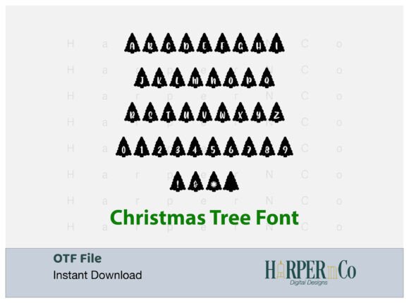Christmas Tree Font - Featured Image