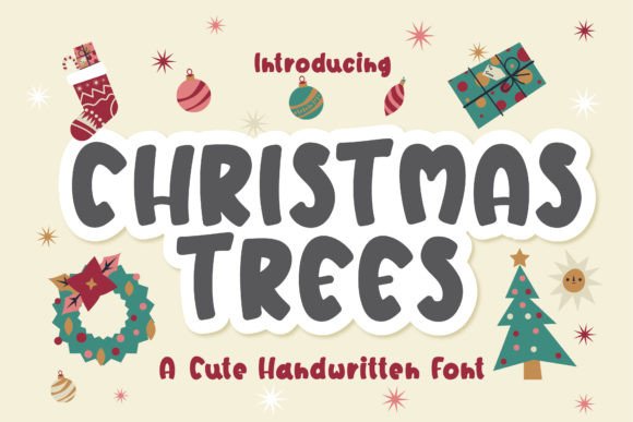Christmas Trees Font - Featured Image