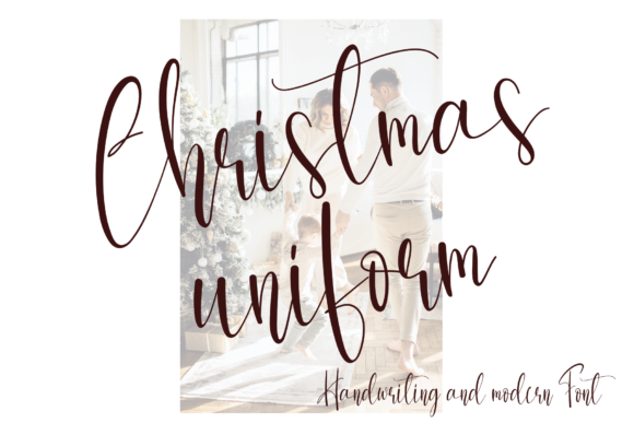 Christmas Uniform Font - Featured Image