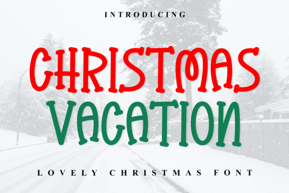 Christmas Vacation Font - Featured Image