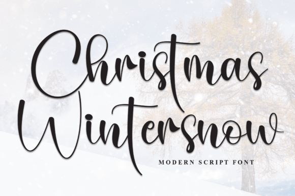 Christmas Wintersnow Font - Featured Image