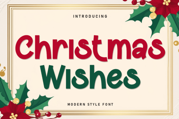 Christmas Wishes Font - Featured Image