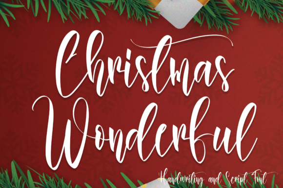 Christmas Wonderful Font - Featured Image