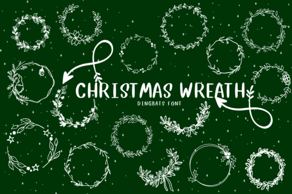 Christmas Wreath Font - Featured Image
