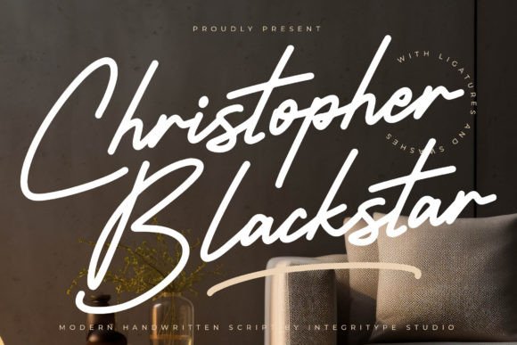 Christopher Blackstar Font - Featured Image