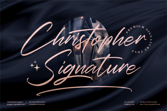 Christopher Signature Font - Featured Image
