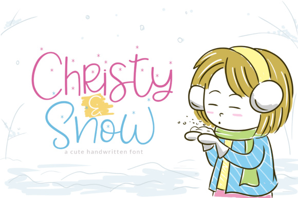 Christy & Snow Font - Featured Image